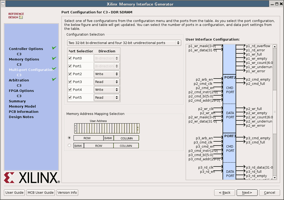 USB-FPGA Module 1.11, MIG screen 6